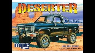 MPC 125 1984 GMC Model Kit Review 2016 ReRelease [upl. by Jacquie267]