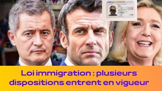 cest la Loi immigration  plusieurs dispositions entrent en vigueur [upl. by Arihsan]