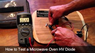 How to Test a Microwave Oven HighVoltage Rectifier [upl. by Ehtyaf786]