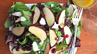 Salad Recipe Apple Craisin Walnut amp Goat Cheese Salad by Everyday Gourmet with Blakely [upl. by Hermina]