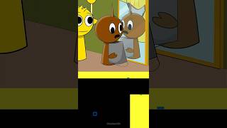 Sprunki Simon and Brown 2DStyle Animation  Blue Bouncing Square [upl. by Mata]