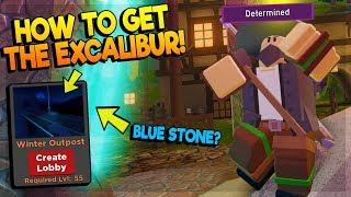 HOW TO GET THE EXCALIBUR PART 2 DUNGEON QUEST ROBLOX [upl. by Dlorej]