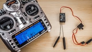 DJI F550 24  FrSky Taranis Empfänger binden [upl. by Estes]