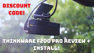 Thinkware F200 Pro FrontRear Dashcam Install amp Review F30F80 Chassis Guide [upl. by Soluk301]