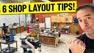 6 Tips For a Better Shop Layout shoptour [upl. by Annadroj]