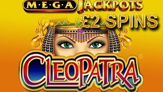 Cleopatra Mega Jackpots Online Slot REAL Play with Free Spins [upl. by Ellirpa2]