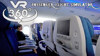 VR 360°  Passenger Flight Simulator [upl. by Dagny560]