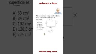 Perímetros y Áreas Ejercicio 7 [upl. by Ybbob421]