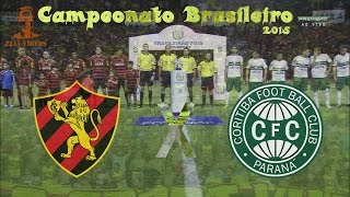 Sport vs Curitiba  Campeonato Brasileiro 2015 [upl. by Yelrihs]