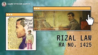 Chapter 1 RIZAL LAW RA No 1425 [upl. by Ylebmik]