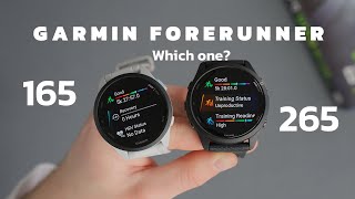 Garmin Forerunner 165 vs 265  Which one should you get [upl. by Enahc]