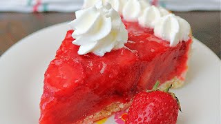 How to Make The Best Fresh Strawberry Pie Easy No Jello Strawberry Pie Filling from Scratch [upl. by Cobb]