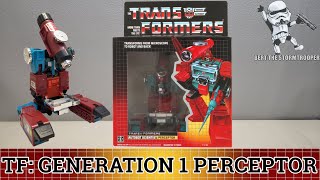 Transformers G1 1985 PERCEPTOR Review Bert The Stormtrooper Reviews [upl. by Kaylee]