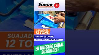 SUAJADORA 12 TONS CAPELLI PRUEBAS DE CORTE TROQUELADORA [upl. by Esyak]