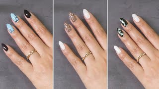 Easy design nail art for beginners  How to make nail polish designs at home  rpnailsbng9039 [upl. by Cirilla]