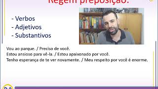 Regência Nominal e Verbal quem pede preposição  Aprenda em 1 minuto [upl. by Lucas]