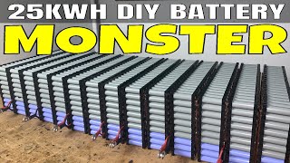 Creating my single biggest DIY battery with 2800 18650 cells recovered from used laptop batteries [upl. by Debby]