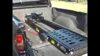 Power Lift Motorcycle Trailer Ramps From Rampage Lifts [upl. by Toole812]