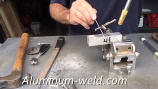 Welding Square Aluminum Tubing with HTS73511 [upl. by Tnarud]