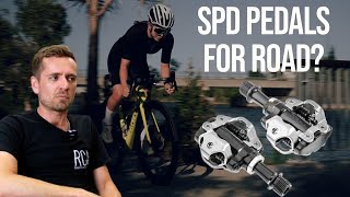 SPD Pedals for Road Cycling pros amp cons [upl. by Spalla706]