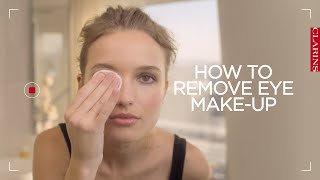 How to remove eye makeup  Clarins [upl. by Nehr]