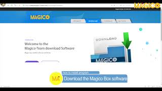 Magico box how to install software [upl. by Waylin]