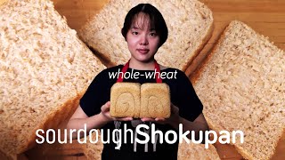 Sourdough Shokupan with 30 Whole Wheat  The Science and Recipe [upl. by Annhej]