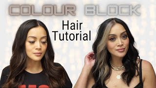 2022 HAIR TREND  Simple Colour Blocking Tutorial [upl. by Hereld]