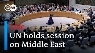 Live UN Security Council addresses Palestinian question as calls for ceasefire remain [upl. by Aivil936]