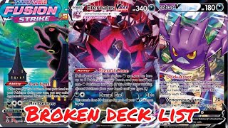 New Busted Eternatus Vmax Deck Fusion Strike PTCGO [upl. by Fayette]