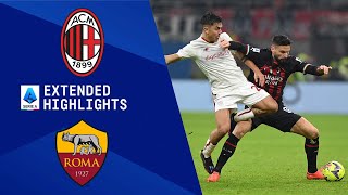 AC Milan vs Roma Extended Highlights  Serie A  CBS Sports Golazo [upl. by Atsahc]