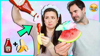 Testing Weird Pregnancy Cravings With My Boyfriend [upl. by Ardell]