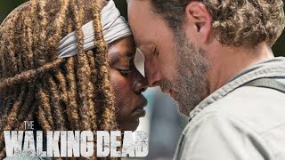 Rick and Michonnes First Kiss  The Walking Dead Classic Scene [upl. by Hodgson]