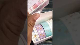 Unboxing washi tape parcel 📦beautiful cute unboxing 📦😍😍😍😍😍😍🤩🤩🤩 [upl. by Heid]