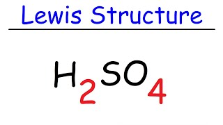 H2SO4 Lewis Structure  Sulfuric Acid [upl. by Naga]