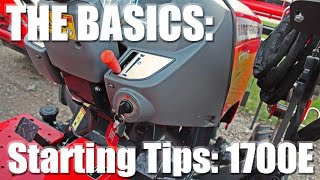 The Basics Massey Ferguson 1700E Compact Tractor  StartUp Procedures [upl. by Eentrok]