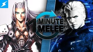 One Minute Melee  Vergil vs Sephiroth Devil May Cry vs Final Fantasy [upl. by Maxey]