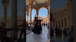 Flamenco dance Seville Sevillespaindancevlogtiktoktraveleuropebeautifuldestinations [upl. by Spearing]