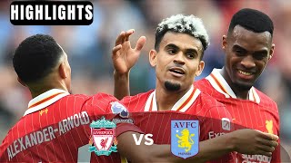 Aston Villa vs Liverpool  Match Highlights  Premier League 2024 [upl. by Annaigroeg]