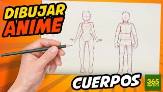 COMO DIBUJAR ANIME FACIL  Como dibujar cuerpo completo  cuerpo femenino y masculino [upl. by Yblehs]