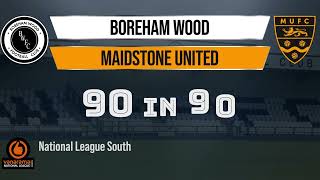 Boreham Wood 11 Maidstone United  90in90 Highlights  31st August 2024 [upl. by Samau718]