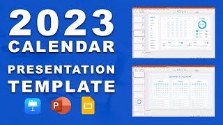 2023 calendar presentation template Create BEAUTIFUL calendars in minutes [upl. by Selhorst]