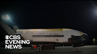 Air Force X37B spaceplane successfully returns to earth after 780day mission [upl. by Bencion247]