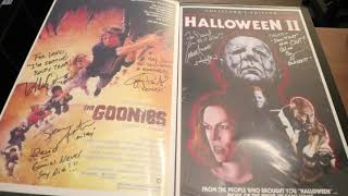 MY AUTOGRAPHED MOVIE POSTERS PART ONE 11X17s [upl. by Nedarb]