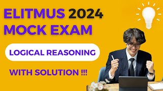 elitmus ph test preparation  mock exam logical ability [upl. by Cantone687]