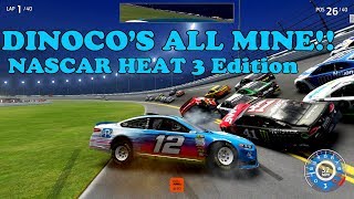 DINOCOS ALL MINE CRASH COMPILATION  NASCAR Heat 3 [upl. by Emeric241]