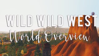 WILD WILD WEST POPULATED THE SIMS 3 WORLD OVERVIEW [upl. by Aserret]