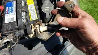 20002004 chevrolet cavalier automatic transmission cable replacement [upl. by Sirtimed]