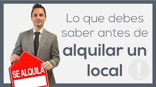 Alquilar un local  IVA y Retención del IRPF [upl. by Deonne]