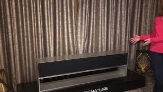 LG Signature OLED TV R Demo [upl. by Nnyla]